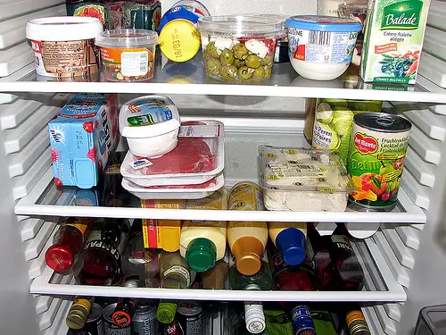 Picture of the inside of a fridge